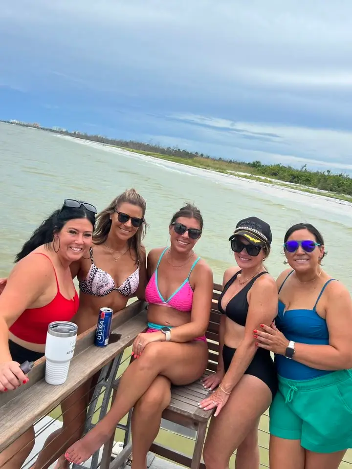 Guests enjoying a Big Tiki Tours excursion on the water